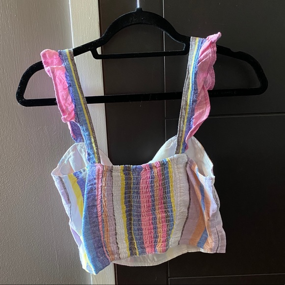 Multi-Colored Cropped Tank - Picture 3 of 3